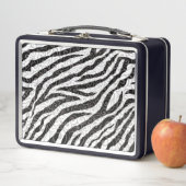 Wirbel Zebra Muster Metall Brotdose (Beispiel)