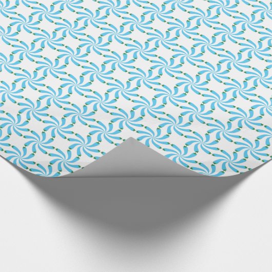 Wirbelbandmuster Geschenkpapier (Ecke)