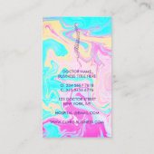 Wirbelbandorthopädie lila visitenkarte (Rückseite)