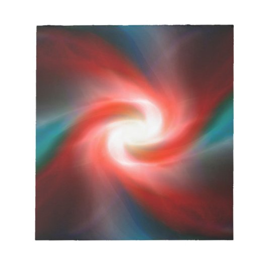 Wirbelexplosion Notizblock (Vorderseite)