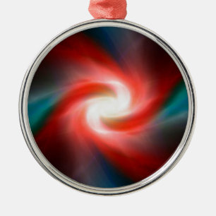 Wirbelexplosion Ornament Aus Metall