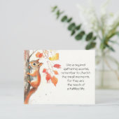 Wirbelfalke Postkarte (Stehend Vorderseite)