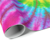 wirbelfarbige gefärbte Krawatte abstrakter Hinterg Geschenkpapier (Rolleneckpunkt)