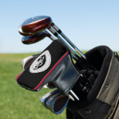Wirbelförmiger Wellenkreis Golf Headcover (In Situ)