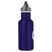 Wirbelförmiger Wellenkreis Trinkflasche (Links)
