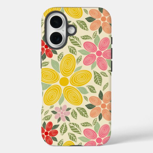 Wirbelgarten-iPhone-Hülle Case-Mate iPhone Hülle (Rückseite)