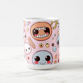 Wirbellose Feinschmecker sehen sich vor Kaffeetasse (Mittel)