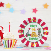 Wirbellose Tiere gestreift Star-Grenze Pappteller