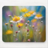 Wirbellose Wildblumen im Wind Mousepad (Vorne)