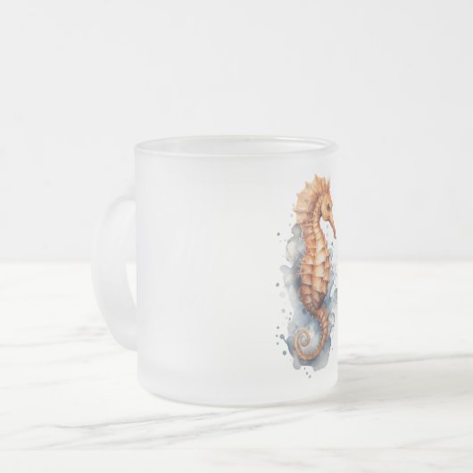 wirbelloses Seepferd Mattglastasse (Vorderseite Links)