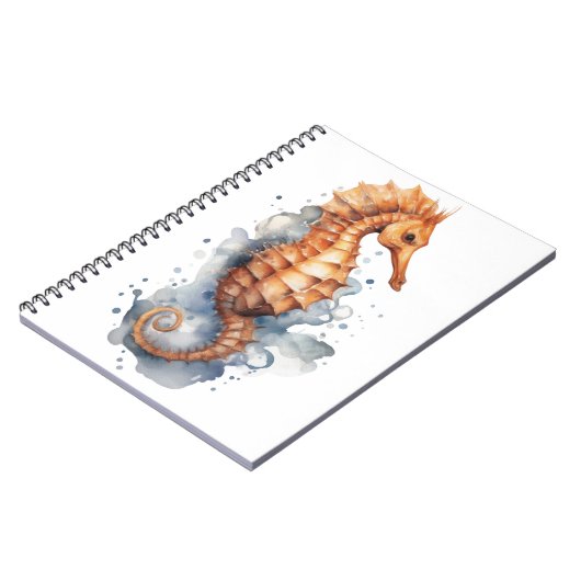 wirbelloses Seepferd Notizblock (Linke Seite)