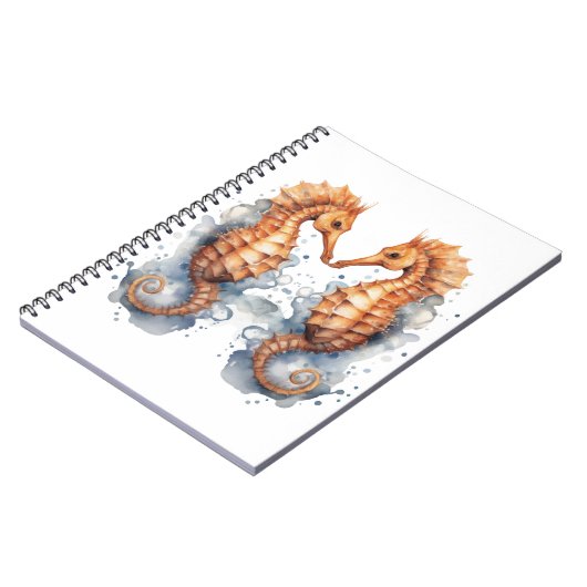 wirbelloses Seepferd Notizblock (Linke Seite)