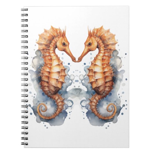 wirbelloses Seepferd Notizblock (Vorderseite)