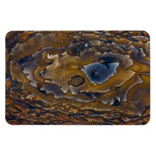 Wirbelmuster auf Jasper-Platte Magnet