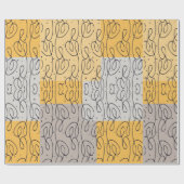 Wirbelmuster-Wrap-Papier Geschenkpapier (Flach)