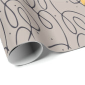 Wirbelmuster-Wrap-Papier Geschenkpapier (Rolleneckpunkt)