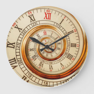 wirbeln große wanduhr