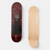 Wirbeln, wirbelnd, CouturenKitty Skateboard (Vorderseite)