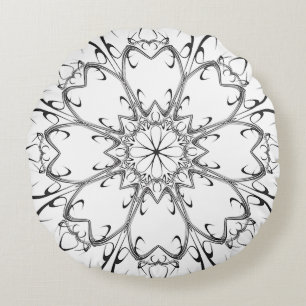 Wirbelnd im Windrunden Wurfkissen Rundes Kissen