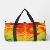 Wirbelnde abstrakte Feuer-Ausrüstung Weekender Duffle Bag (Vorderseite)