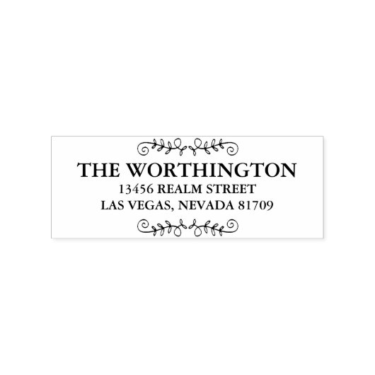 wirbelnde Blätter4 Gummistempel (Stempel)