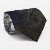 Wirbelnde blaue Wolken von Nocken Krawatte (Gerollt)