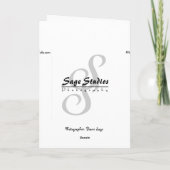 Wirbelnde Braut Karte (Rückseite)