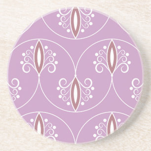 Wirbelnde Eleganz: Vintage-Geometrie Getränkeuntersetzer