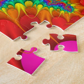 Wirbelnde Farben Puzzle (Seite)