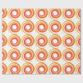 Wirbelnde Farben Spirale Geschenkpapier