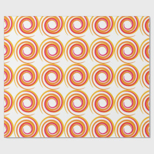 Wirbelnde Farben Spirale Geschenkpapier