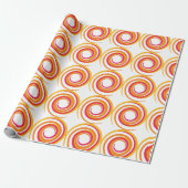Wirbelnde Farben Spirale Geschenkpapier (Ungerollt)