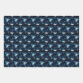 wirbelnde Galaxien Geschenkpapier Set (Vorderseite)