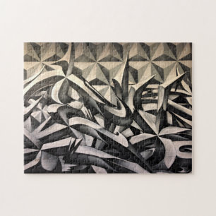 wirbelnde Kunst Puzzle