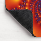 Wirbelnde Lichter Mousepad (Ecke)