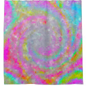 Wirbelnde psychedelische Träume Duschvorhang (Vorderseite)