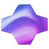 wirbelnde Purples Fußball (Flach)