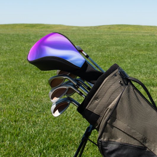 wirbelnde Purples Golf Headcover (In SItu)