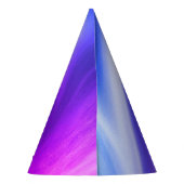 wirbelnde Purples Partyhütchen (Rückseite)