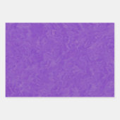 wirbelnde Schattierungen Lila Abstrakter Kunstmust Geschenkpapier Set (Vorderseite)