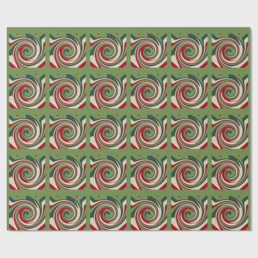 wirbelnde Schürze Geschenkpapier (Flach)