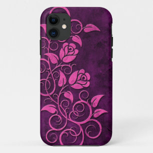 Wirbelnde SteinRosen, lila Case-Mate iPhone Hülle