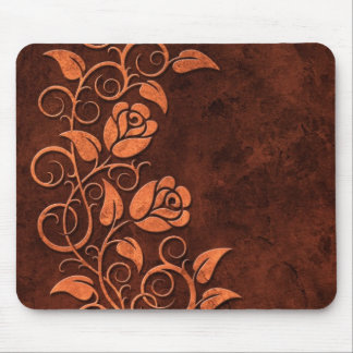 Wirbelnde SteinRosen Mousepad