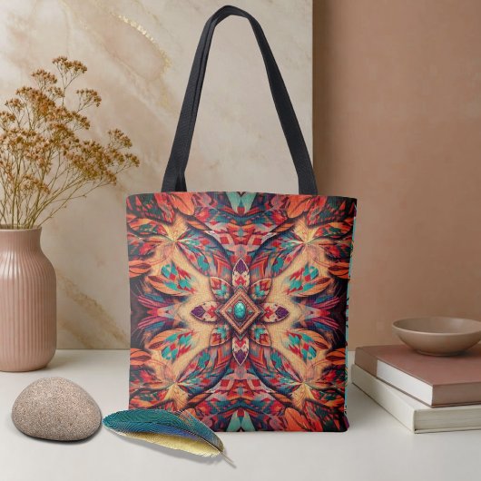 Wirbelnde Südwestfedern Tasche