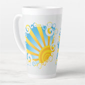 Wirbelnde Wolken über Sonnenausbruch Milchtasse (Linke Ecke)
