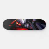 Wirbelnder Giftabstrakter Skateboard (Horizontal)