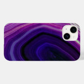 Wirbelnder violetter Geode Case-Mate iPhone Hülle (Rückseite (Horizontal))