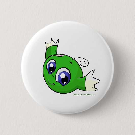 Wirbelndes grünes kiko button (Vorderseite)