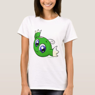 Wirbelndes grünes kiko T-Shirt