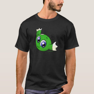 Wirbelndes grünes kiko T-Shirt